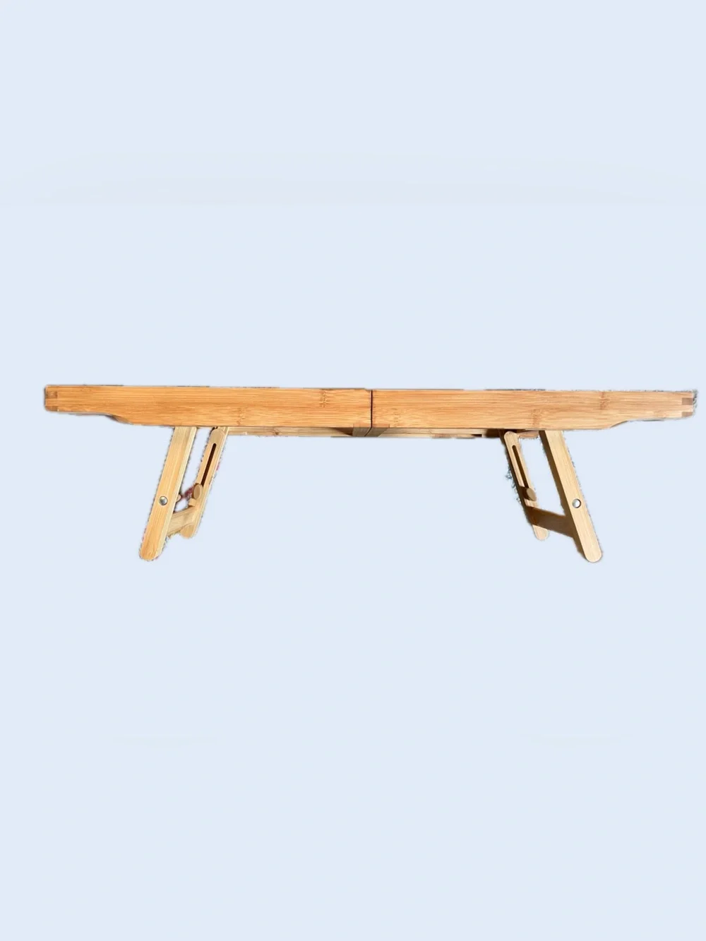 Serene Life Bamboo Bath & Bed Tray - Natural